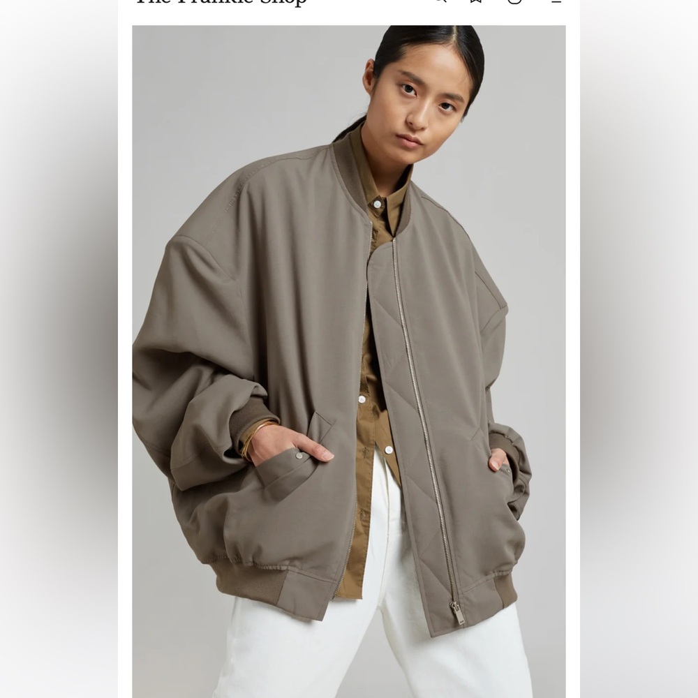 The Frankie shop Lumi bomber jacket